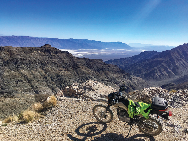 California deserts motorcycle ride