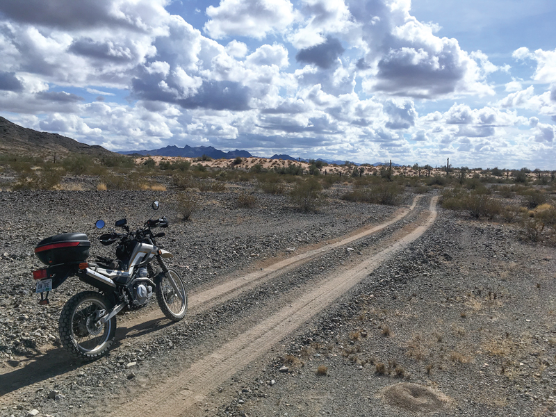 California deserts motorcycle ride
