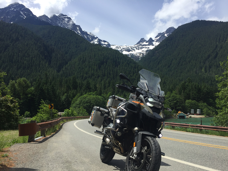 One of the more magnificent roads through North Cascades National Park. 