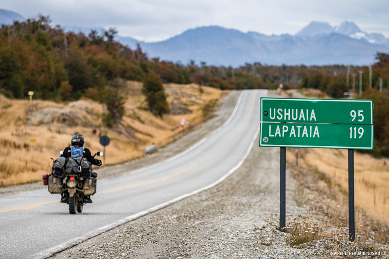 Closing the last of the gaps to Ushuaia, Argentina.