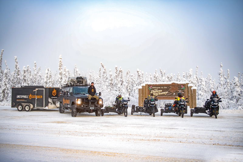 Alaska’s Dalton Highway is the first major obstacle in a north-to-south Pan-American motorcycle journey.