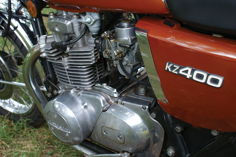 1979 Kawasaki KZ400 - Dennis Kirk - Garage Build