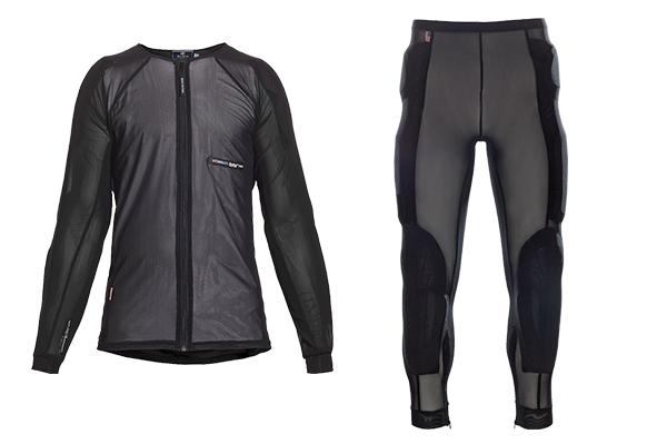 Bohn Body Armor Cool-Air Mesh Armored Shirt and Pants.