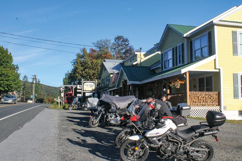 Vermont Route 100 motorcycle ride