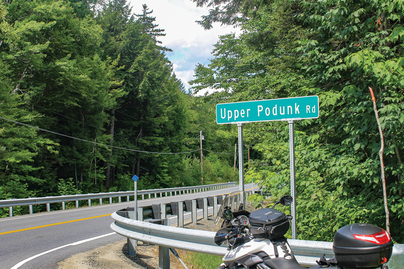 Vermont Route 100 motorcycle ride