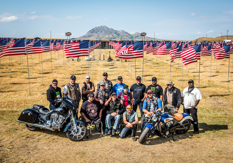 Veterans Charity Ride with Indian