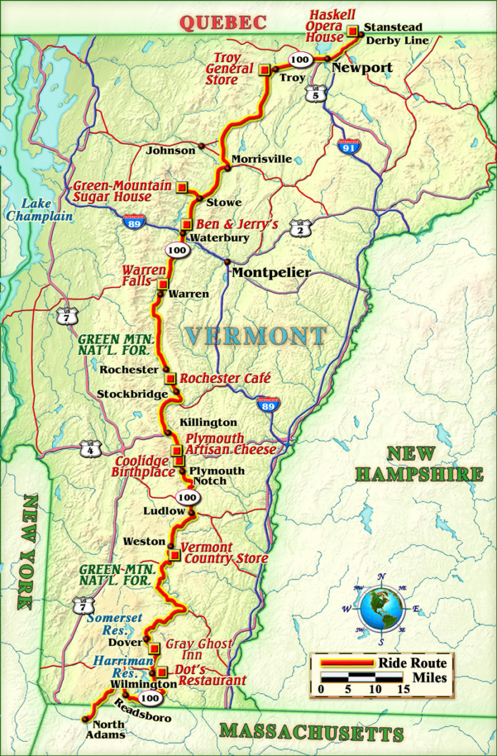 Riding Vermont's Route 100 From Massachusetts to Memphremagog | Rider ...