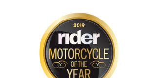 Rider Magazine 2019 Motorcycle of the Year
