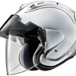Arai RAM-X Open-Face Helmet -Gear Review (With Video) Arai Ram-X open-face helmet with Pro Shade installed.