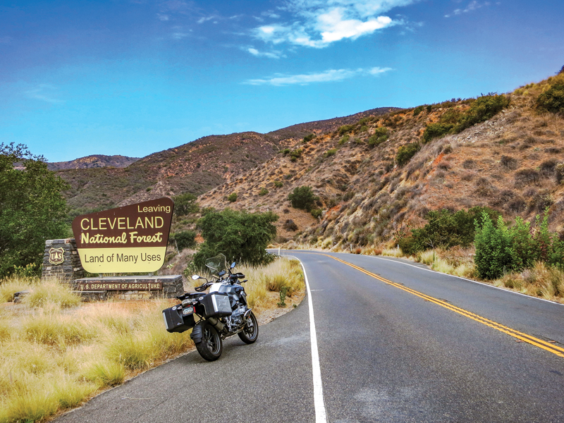 Ortega Highway motorcycle ride