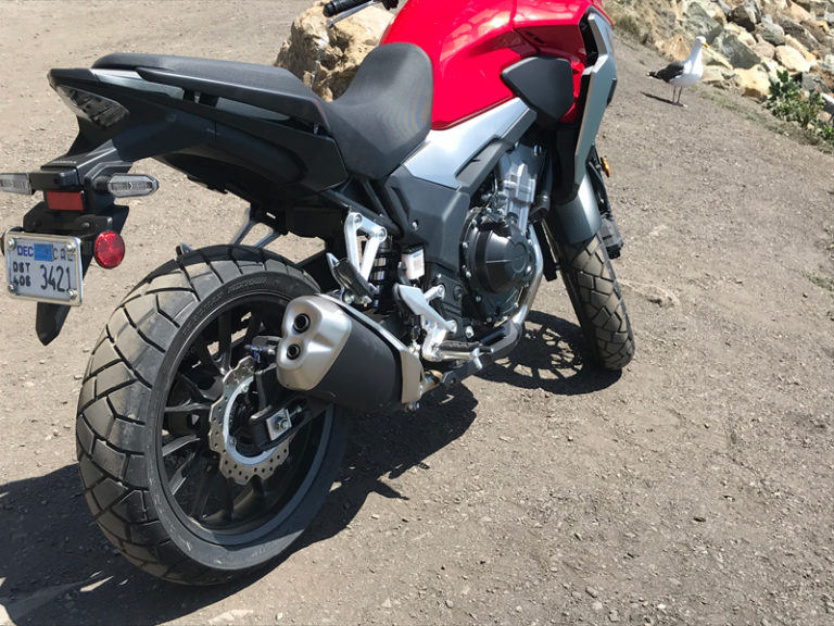 honda cb500x tyre size