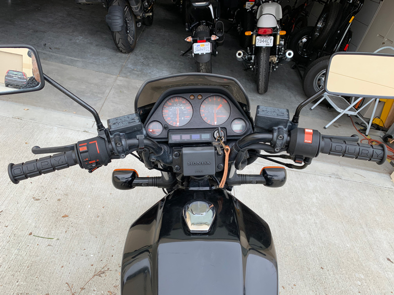 Honda Nighthawk instrument handlebar