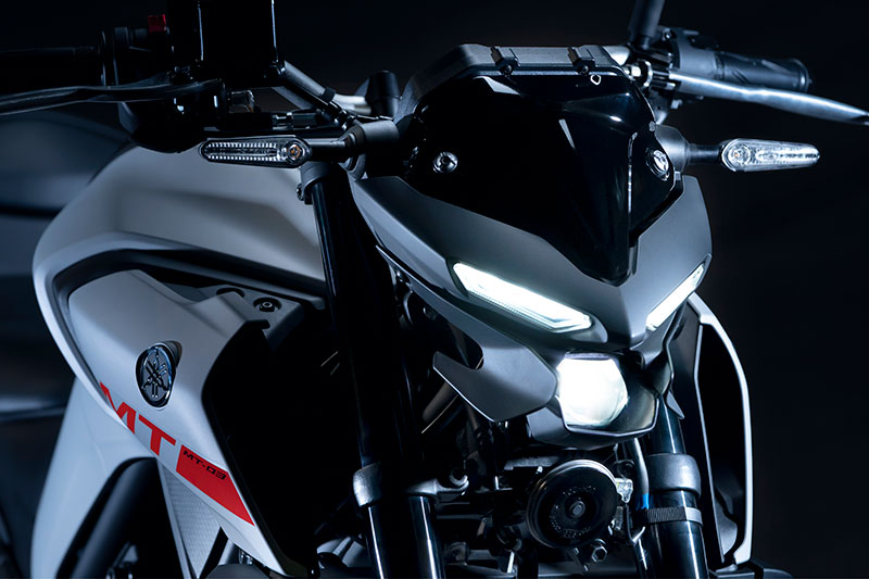 2020 Yamaha MT-03 in Ice Fluo