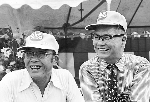Soichiro Honda and Takeo Fujisawa