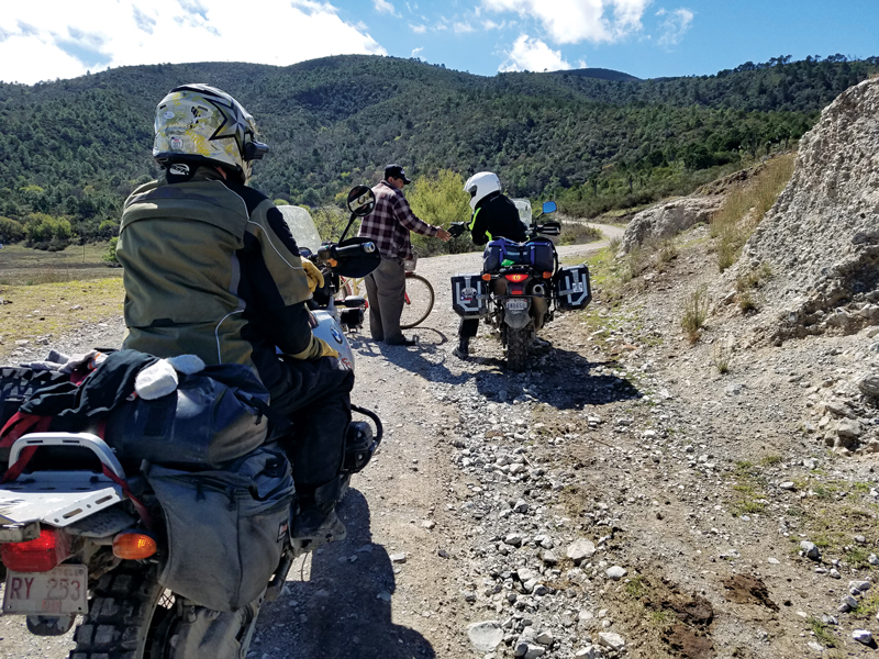 motorcycle ride in Mexico