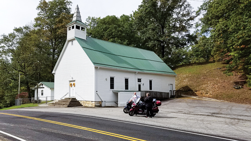 Macedonia Church Road (State Route 1326) in Rosman, North Carolina