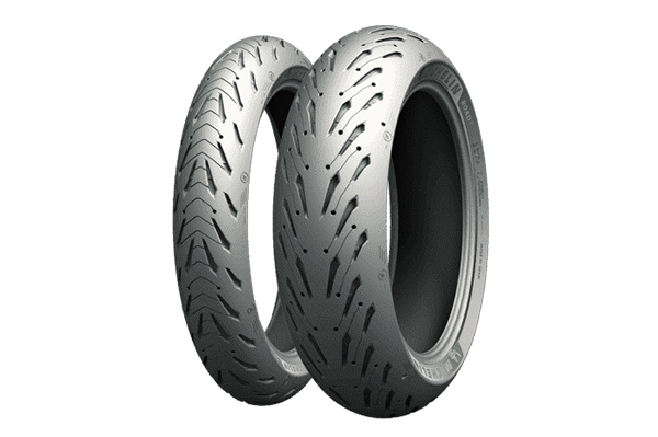 Michelin Road 5 sport-touring tires.