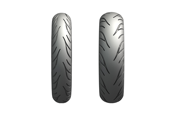 Michelin Commander III tires.