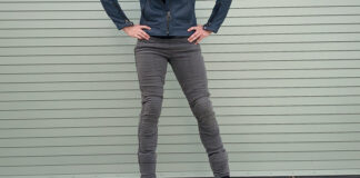 MotoGirl Melissa Jegging in Grey