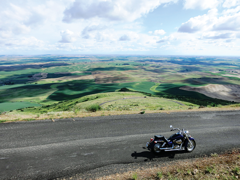 eastern Washington Palouse motorcycle ride