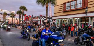 Daytona Bike Week 2020 Main Street bikers