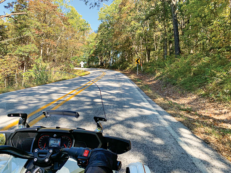 Arkansas motorcycle ride