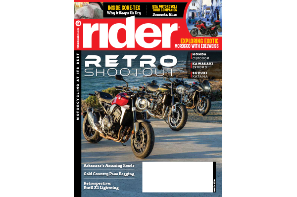 Rider magazine March 2020 cover