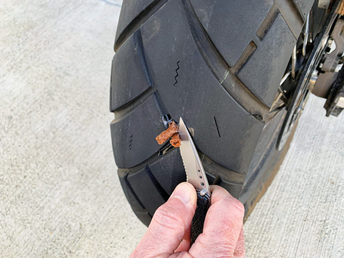 How to Plug and Repair a Tubeless Motorcycle Tire Rider Magazine