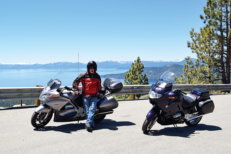 motorcycle ride Lake Tahoe