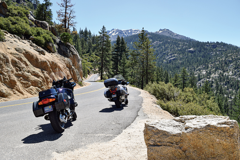 motorcycle ride Lake Tahoe