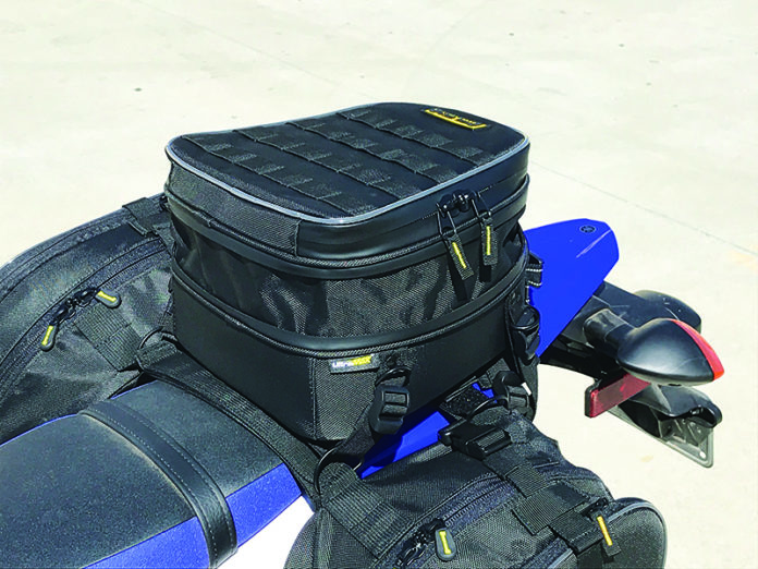 NelsonRigg DualSport Saddlebags and Tail Bag Gear Review Rider