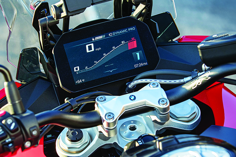 2020 BMW S 1000 XR Review Dash