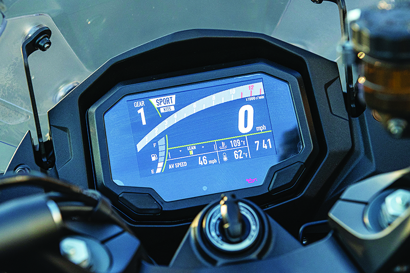 2020 Kawasaki Ninja 1000SX Review Dash