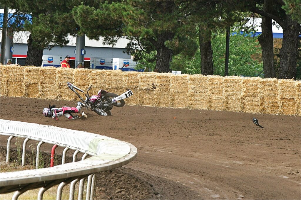 Nichole Cheza Mees motorcycle crash at the Santa Rosa Mile