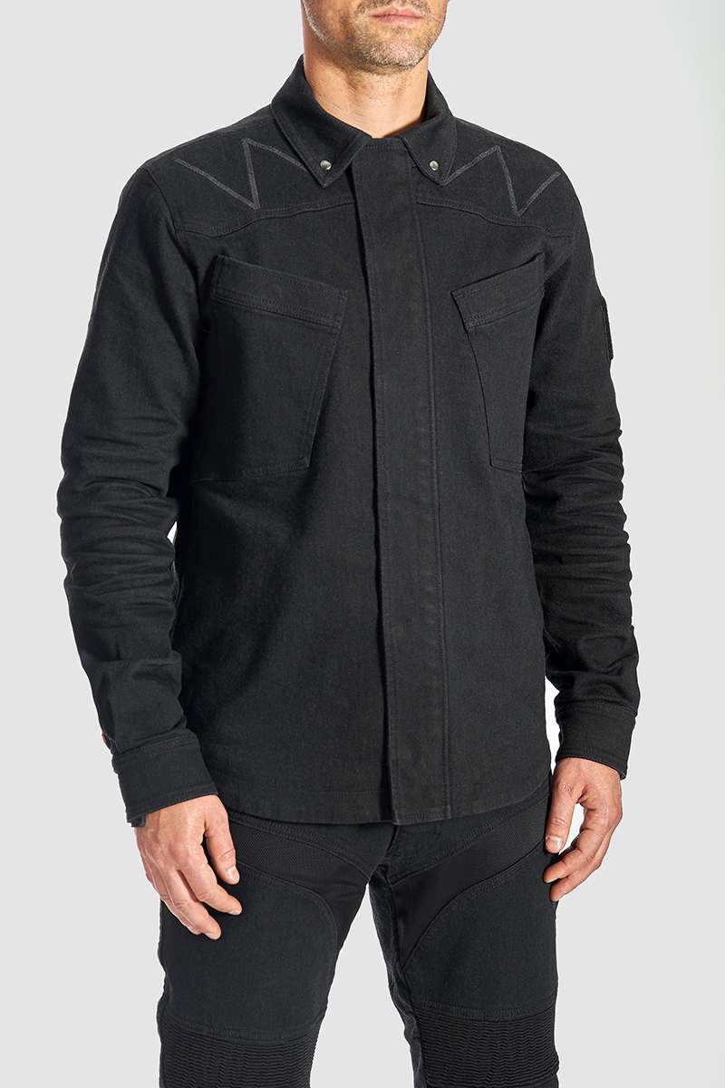 pando moto shell armored shirt