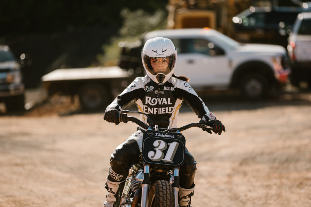 Jillian Deschenes wins first Build Train Race flat track race at Atlanta