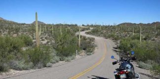 Southern Arizona motorcycle road