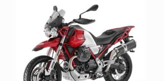 2021 Moto Guzzi V85 TT in Rosso Uluru