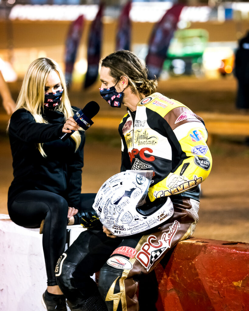 Kristen Beat and Jeffrey Carver