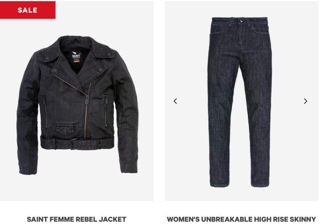 SA1NT Unbreakable women's motorcycle gear