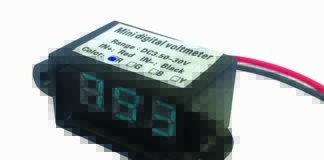 Aerostich Waterproof 12-Volt Digital Voltmeter