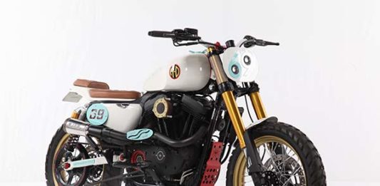 Lord Drake Kustoms Urbantracker Harley-Davidson Sportster Street Tracker