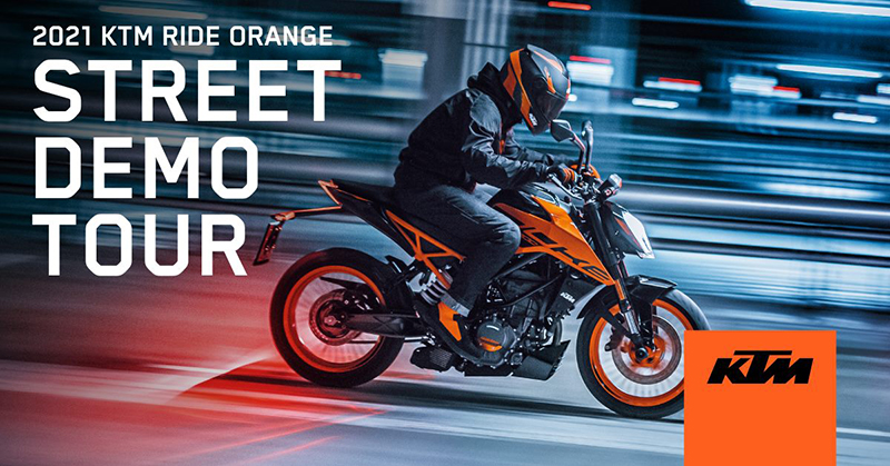 KTM Ride Orange Street Demo Tour Announced