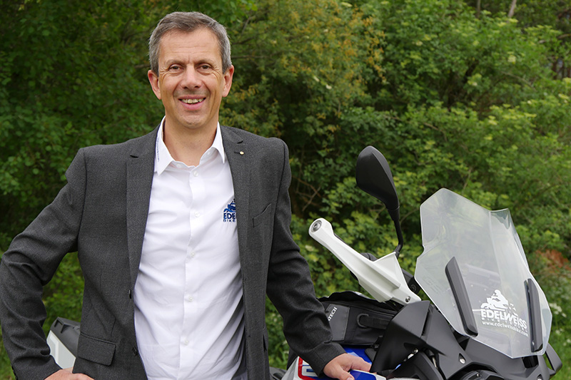 Rainer Buck, Managing Director of Edelweiss Bike Travel