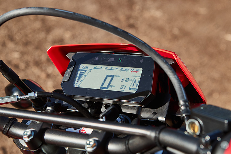 2021 Honda CRF300L Rally review instrument panel