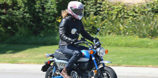 Honda Monkey Review Pearl Glittering Blue