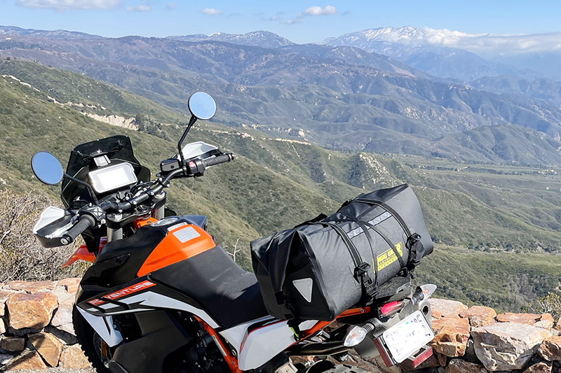 Nelson-Rigg Sahara Dry Duffle Bag motorcycle review KTM 890 Adventure R