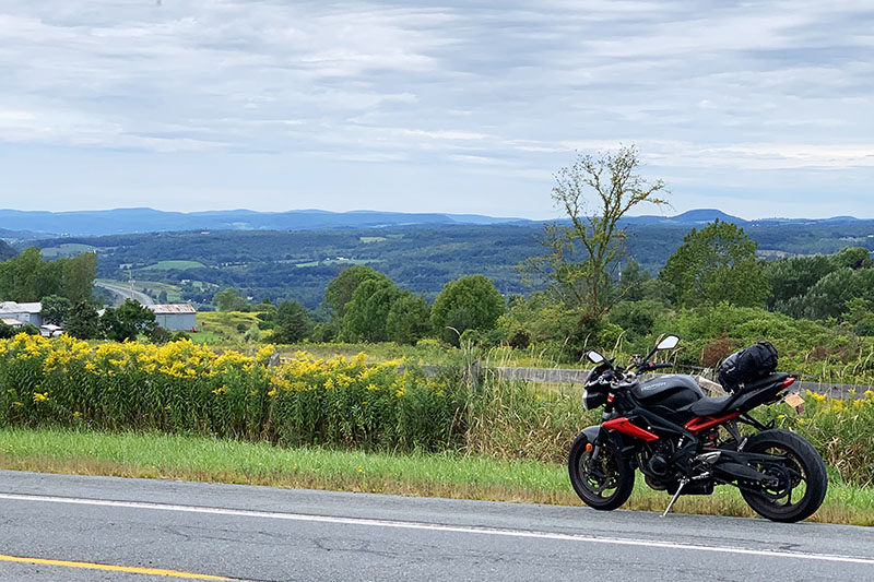 Upstate New York motorcycle tour