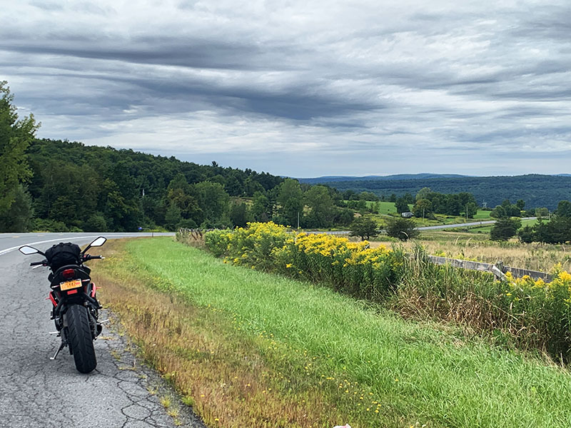 Upstate New York motorcycle tour
