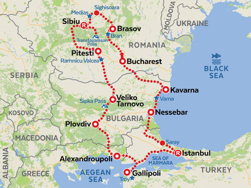 Romania to Istanbul Adventure with Adriatic Moto Tours